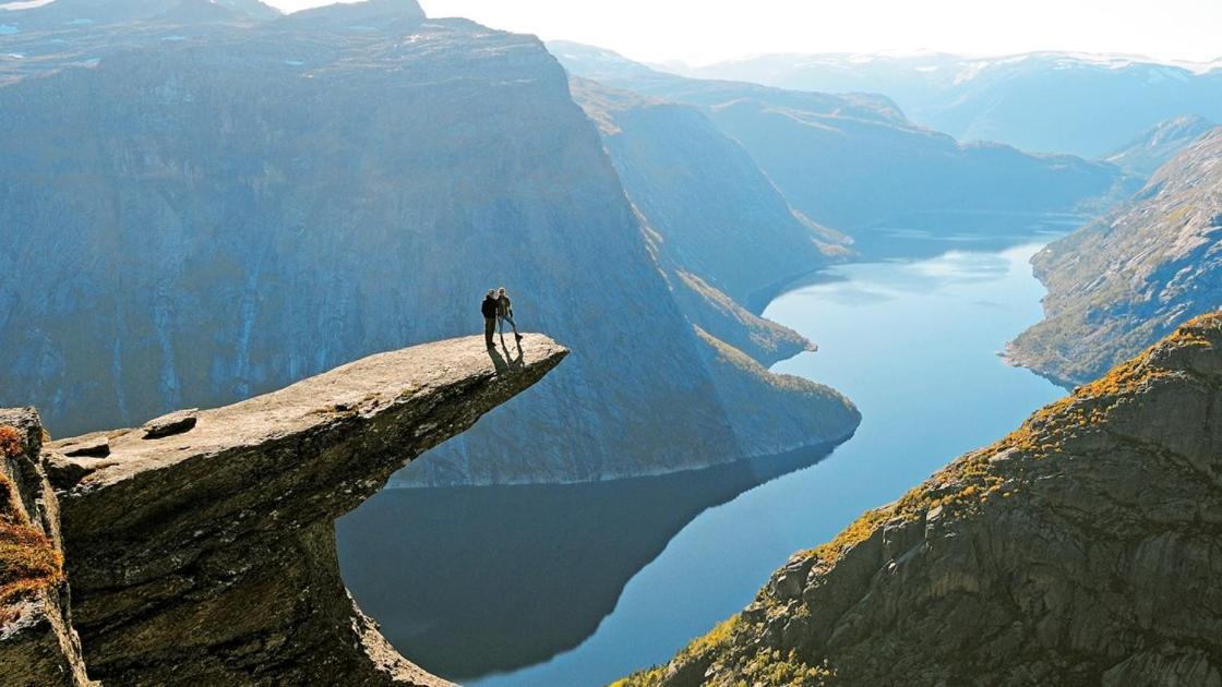 Odda Panoramaアパートメント エクステリア 写真